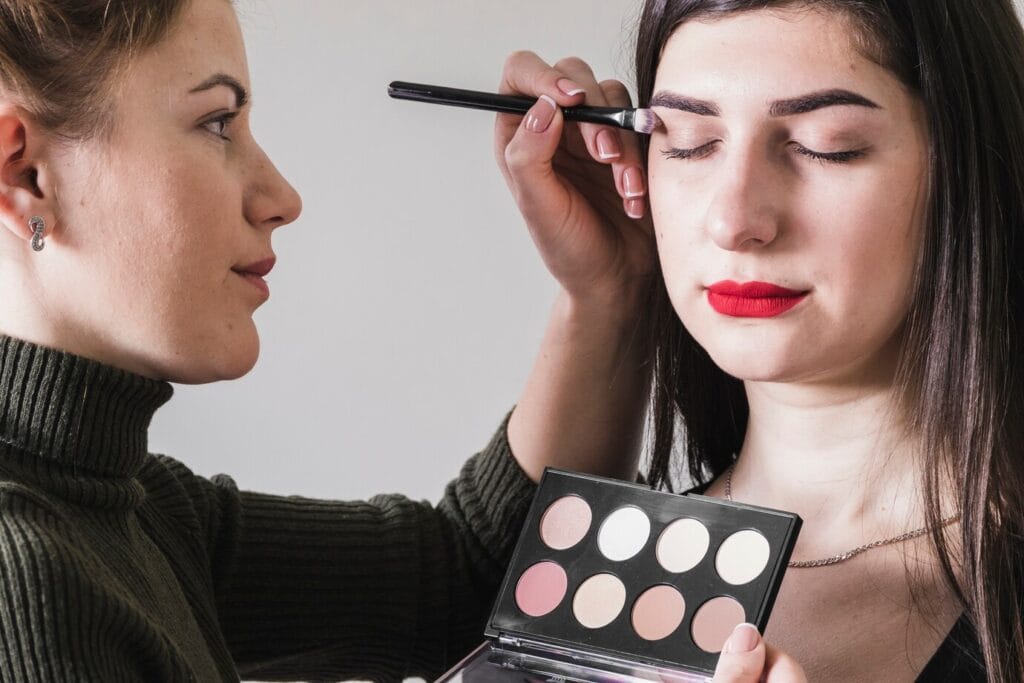 Over-Accessorizing and Heavy Makeup