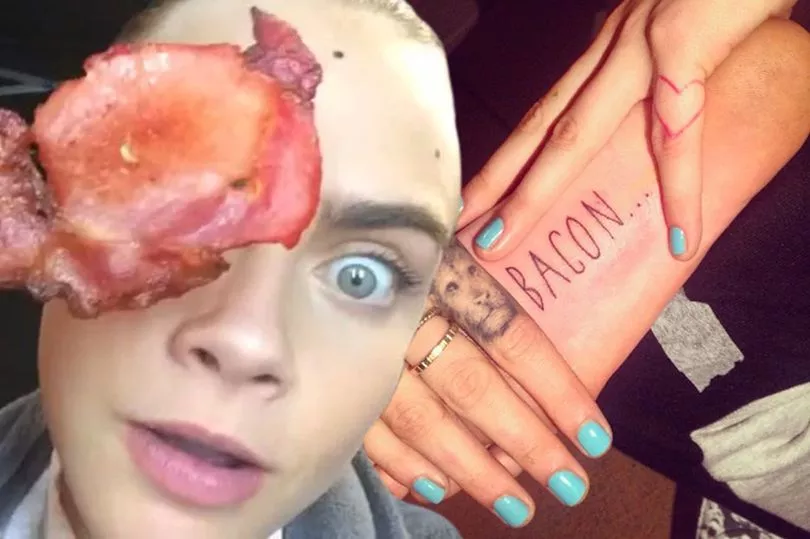 Cara Delevingne’s “BACON…” Script