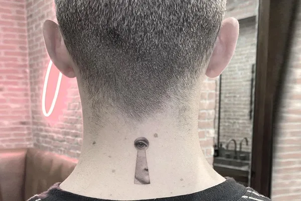 Joe Jonas’s Portrait of a Woman on His Neck