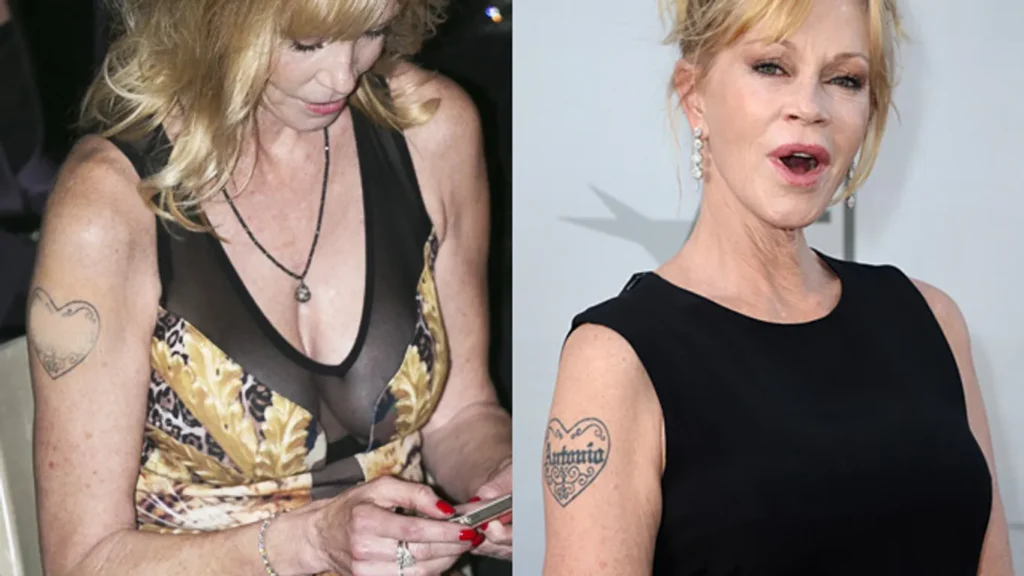 Melanie Griffith's Antonio's Tattoo