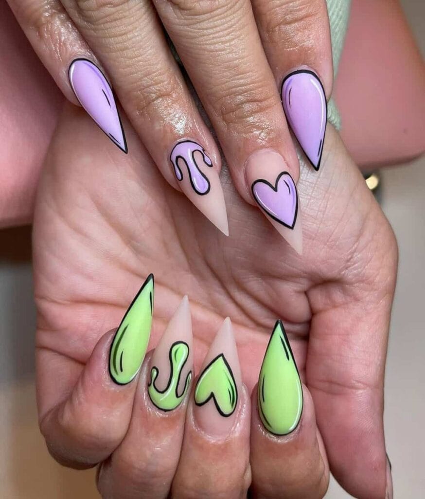 Pop Art Nails – Comic-Inspired Fun