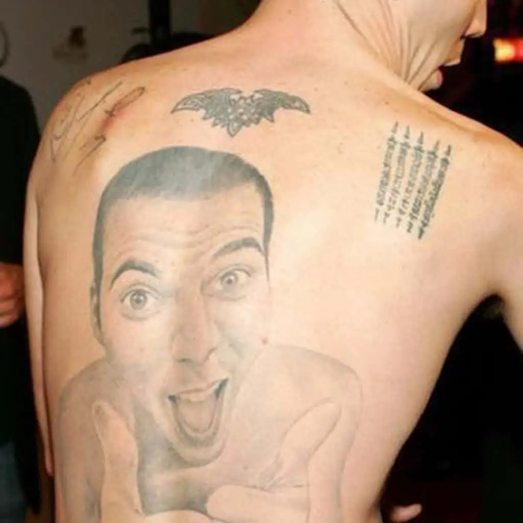 Steve-O’s Self Portrait on His Back