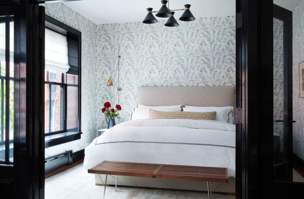 A Unique yet Understated Touch — Botanical Wallpaper