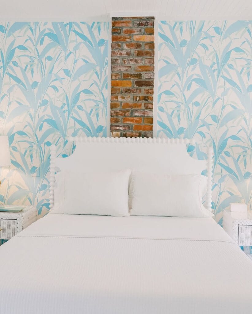 Brighten Your Bedroom with Coastal Blue Wallpaper