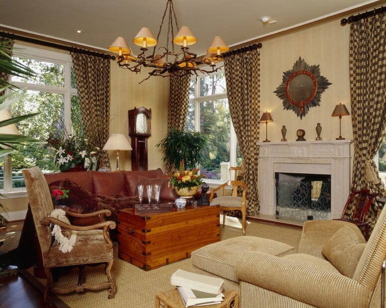 Curtains and couches that match are the antithesis of trendy