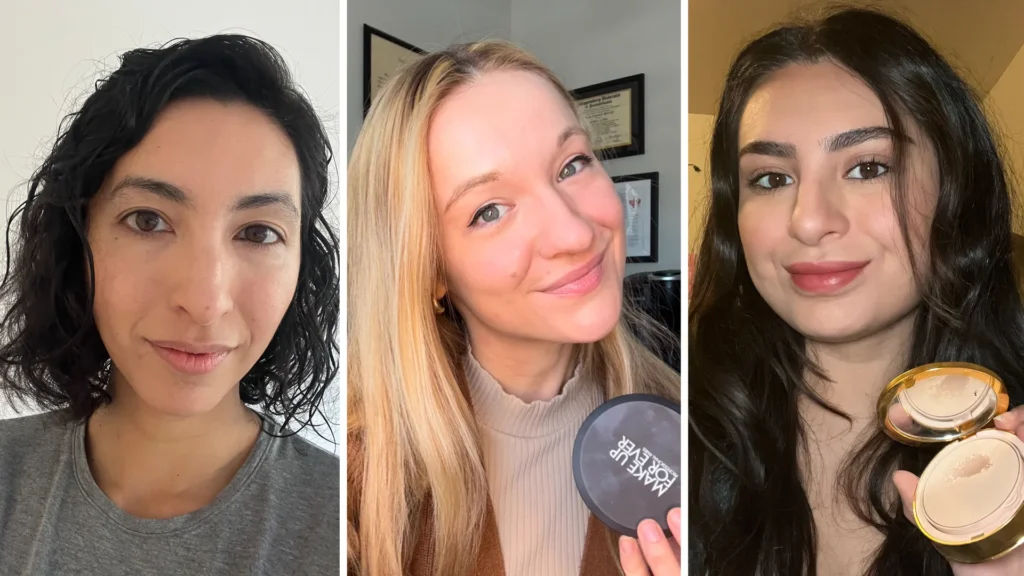 Using Blurring Powders for Smooth Texture