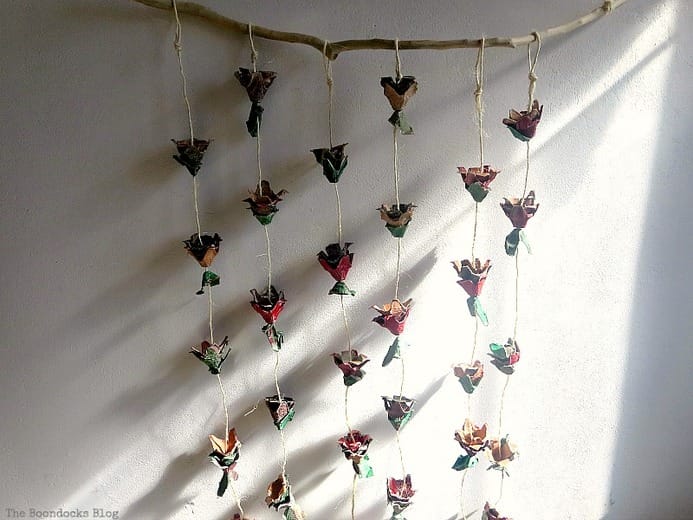 Egg Carton Wall Flowers