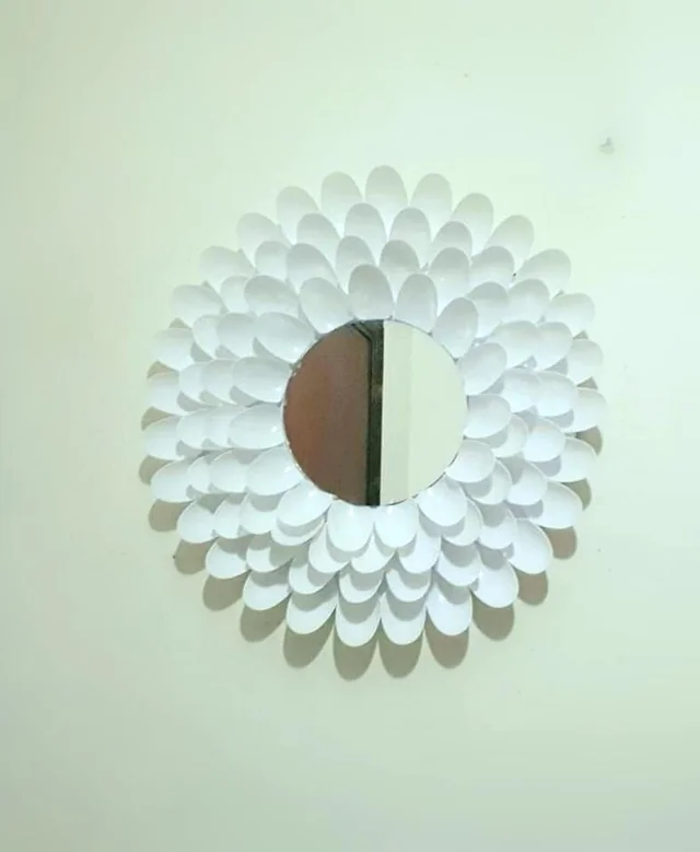 Plastic Spoon Wall Decor