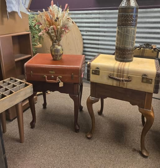 Suitcase Side Table