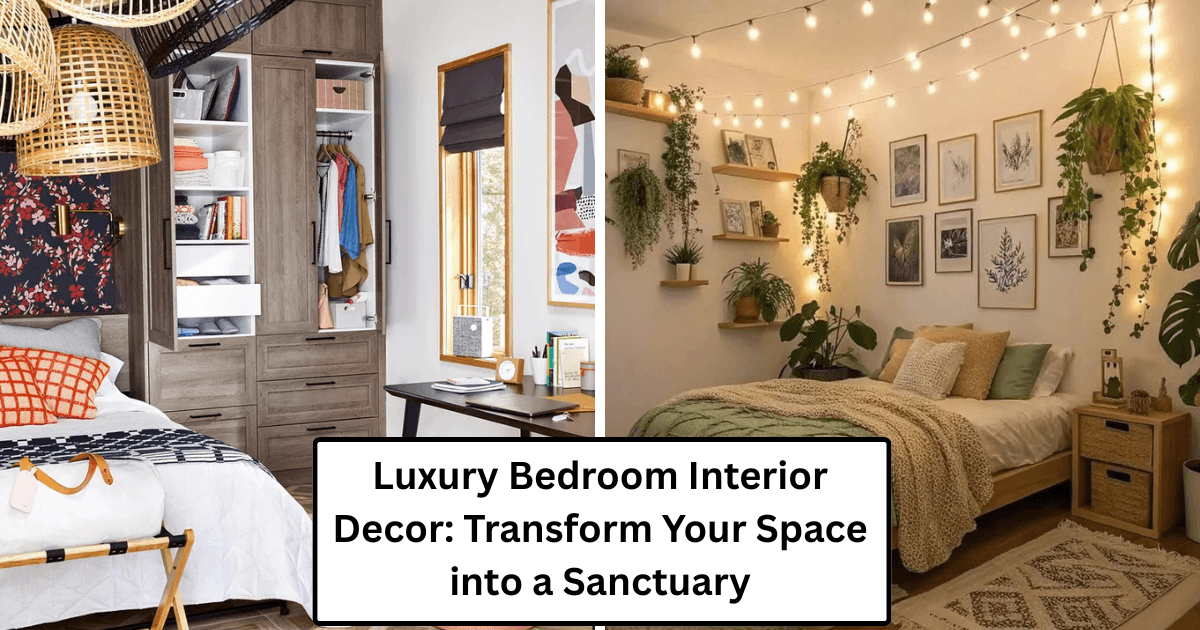 Luxury Bedroom Interior Decor: Transform Your Space into a Sanctuary