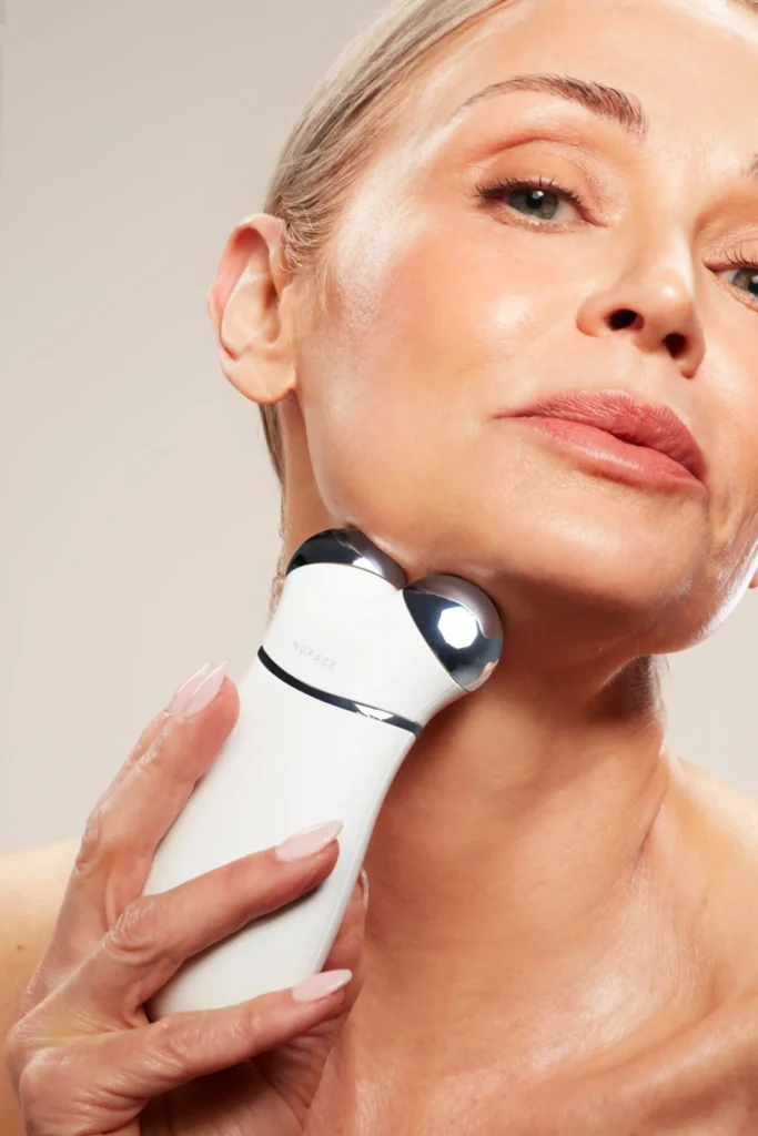 “Exercise to tone neck muscles and reduce double chin.”