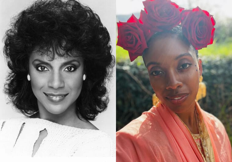 Phylicia Rashad and her daughter Condola Rashad standing together, both radiating confidence and talent.