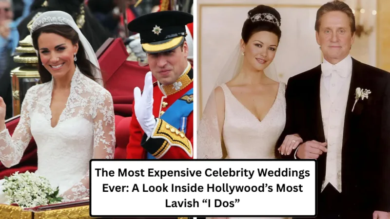 The Most Expensive Celebrity Weddings Ever: A Look Inside Hollywood’s Most Lavish “I Dos”