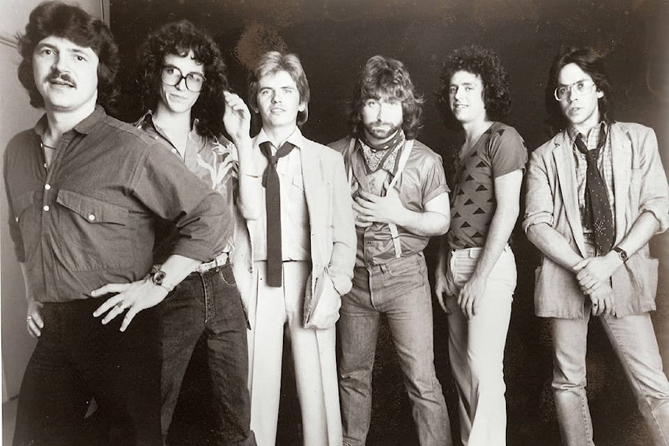 “Retro image of Toto band members representing the song ‘Africa,’ beloved as an internet meme classic.”