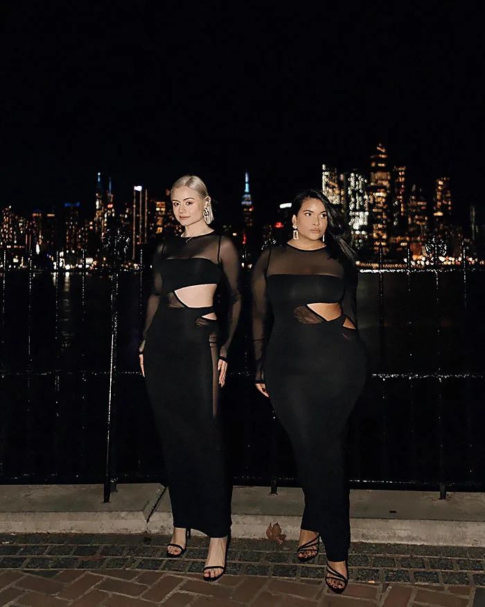 Mallorie Dunn teaching an inclusive fashion class, advocating for equal access to clothing and respect for all body sizes.