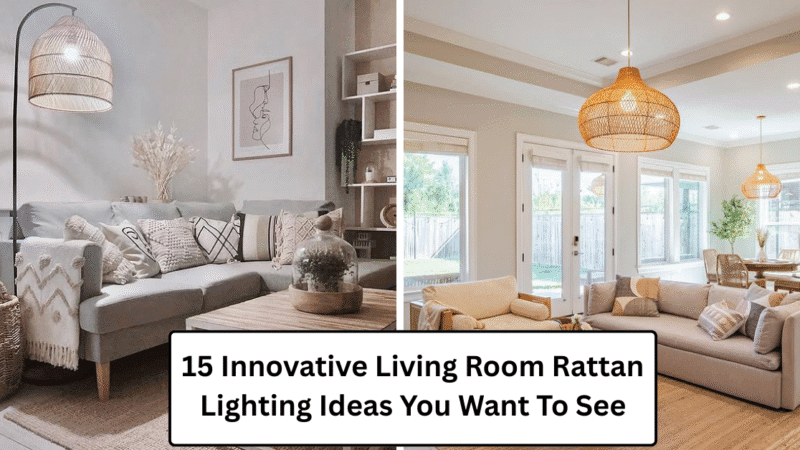 15 Innovative Living Room Rattan Lighting Ideas You Want To See