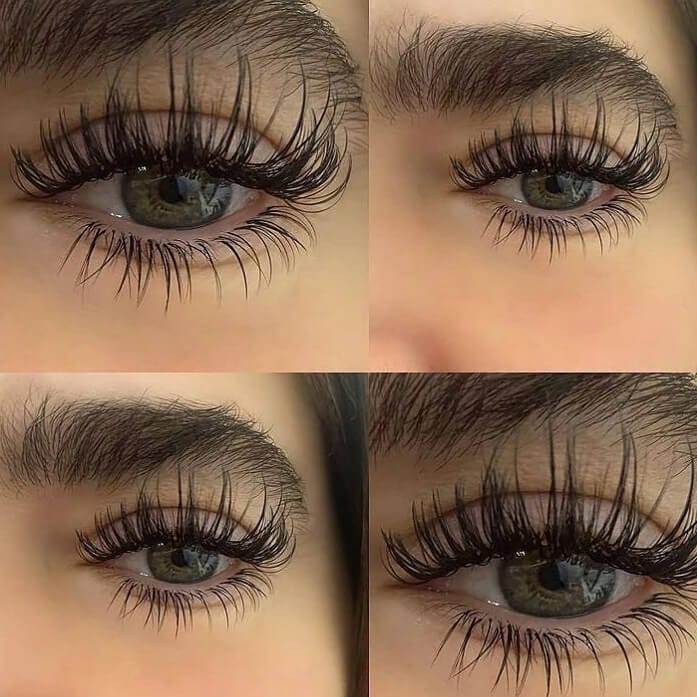 Model applying mascara lightly on eyelashes for a natural, youthful appearance.