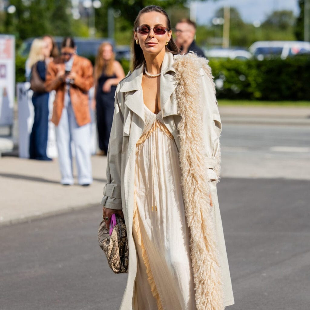 Boho-chic romance (flowy but structured)