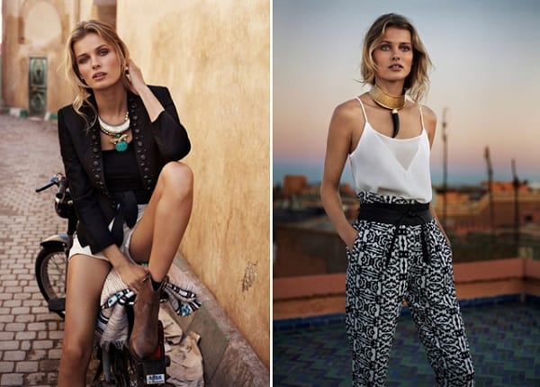 “Mango European-style clothing with modern elegance for young adults.”