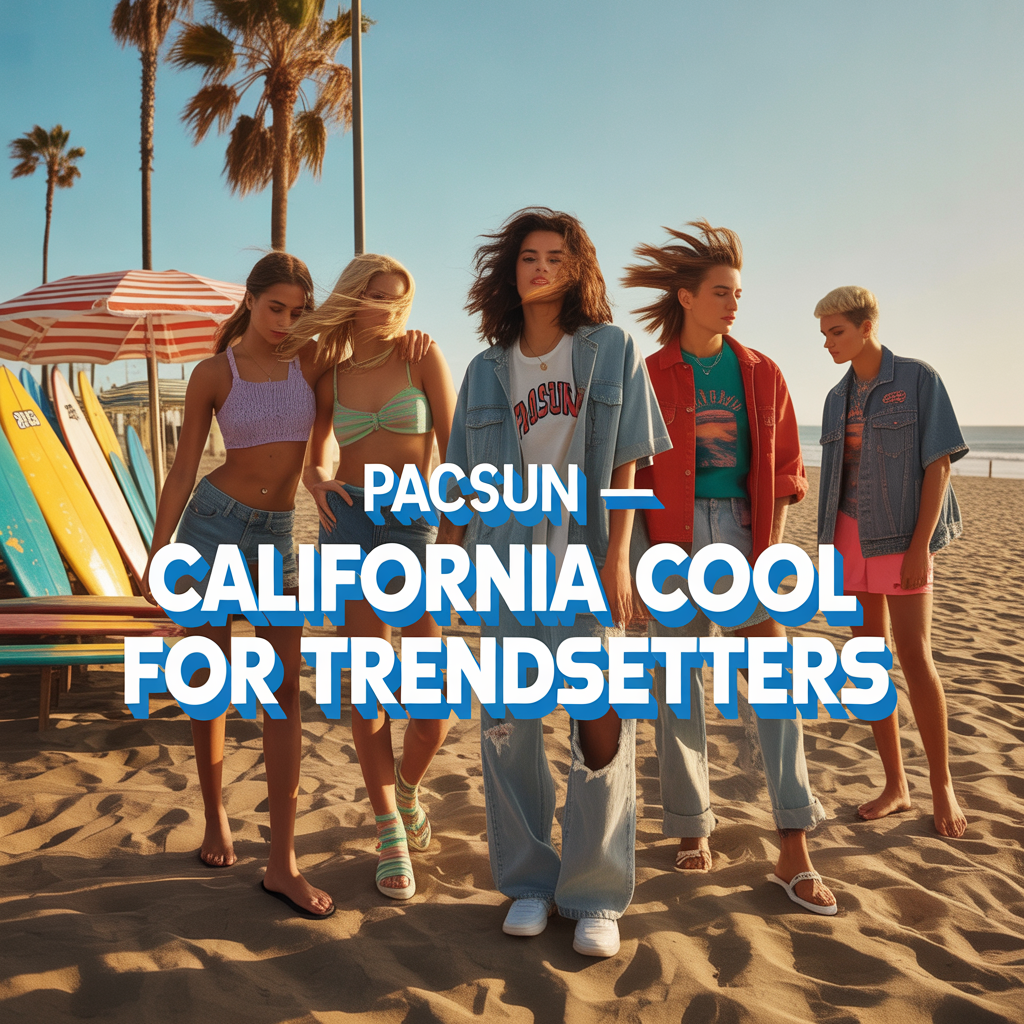 “PacSun California-inspired casualwear and graphic pieces for young adults.”