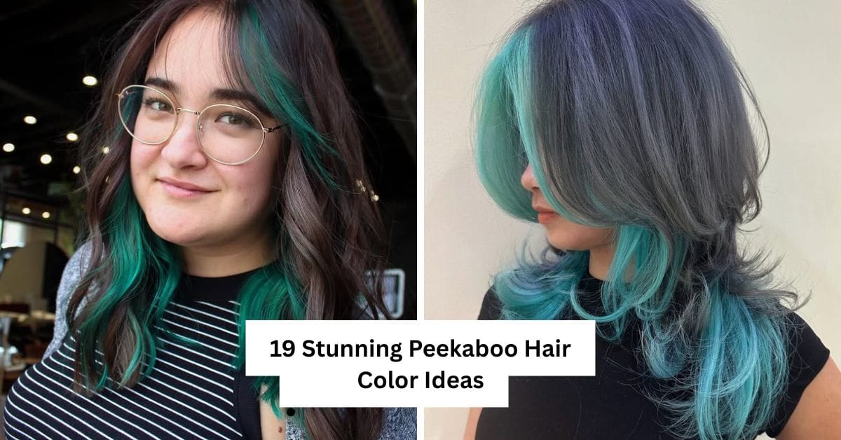 19 Stunning Peekaboo Hair Color Ideas
