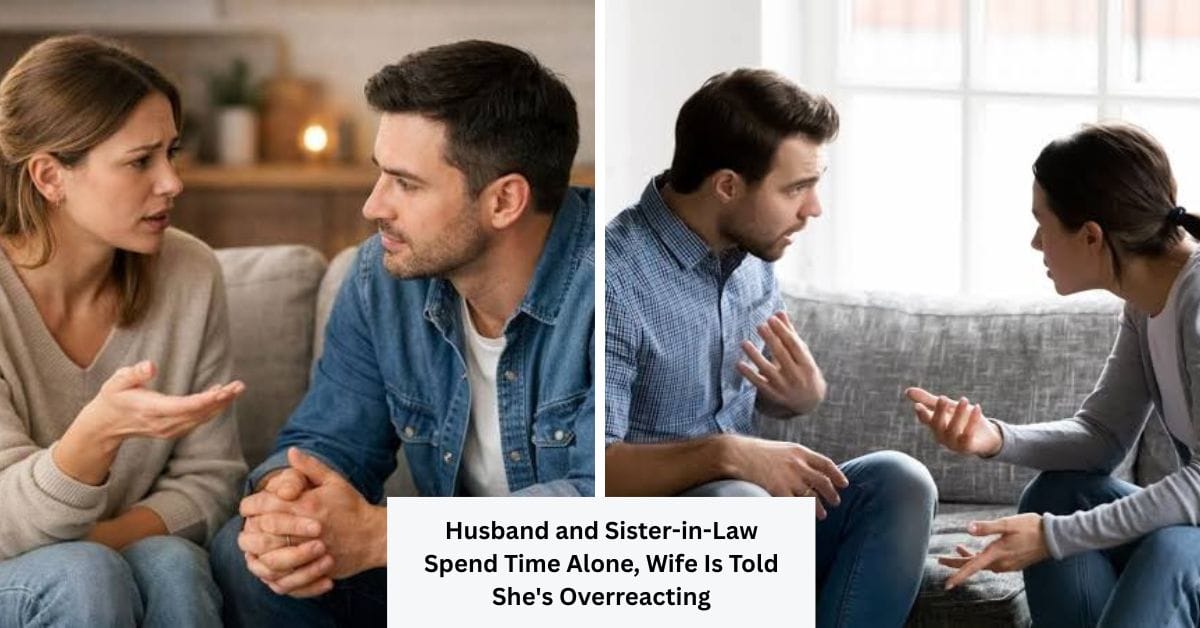 Husband and Sister-in-Law Spend Time Alone, Wife Is Told She’s Overreacting