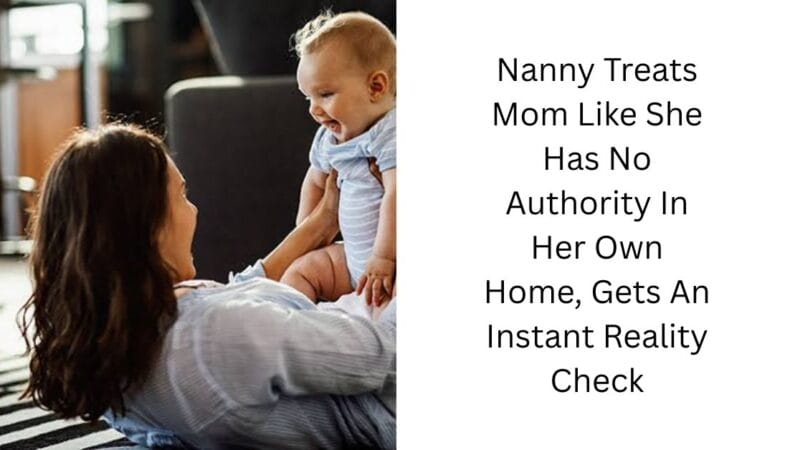 Nanny Treats Mom Like She Has No Authority In Her Own Home, Gets An Instant Reality Check