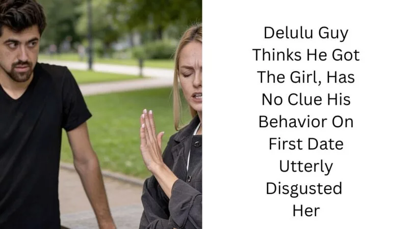 Delulu Guy Thinks He Got The Girl, Has No Clue His Behavior On First Date Utterly Disgusted Her