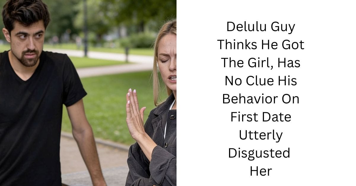 Delulu Guy Thinks He Got The Girl, Has No Clue His Behavior On First Date Utterly Disgusted Her