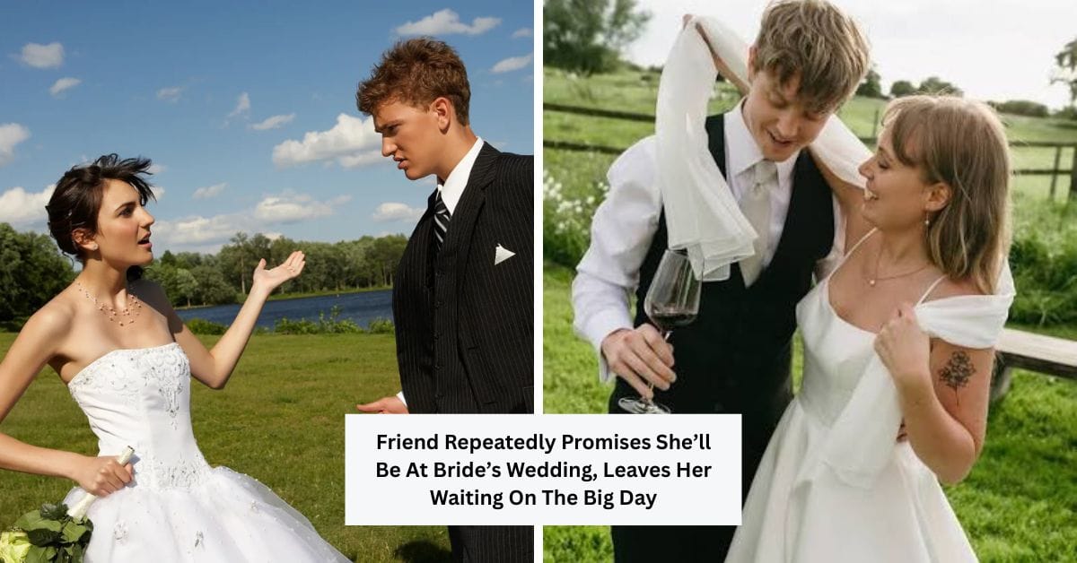 Friend Repeatedly Promises She’ll Be At Bride’s Wedding, Leaves Her Waiting On The Big Day