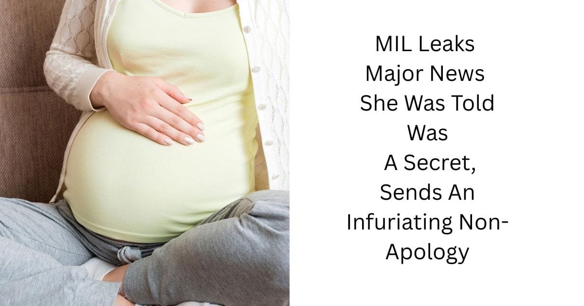 MIL Leaks Major News She Was Told Was A Secret, Sends An Infuriating Non-Apology