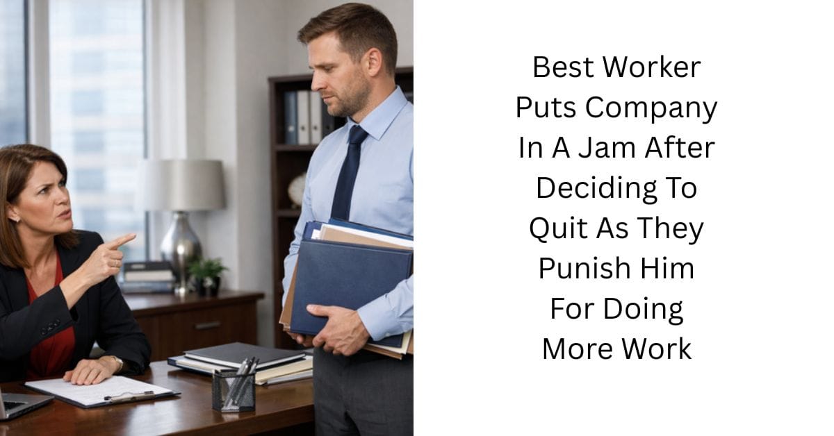 Best Worker Puts Company In A Jam After Deciding To Quit As They Punish Him For Doing More Work