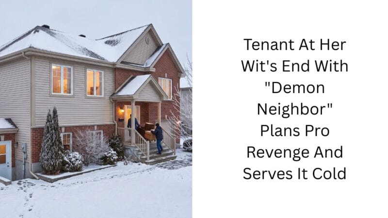 Tenant At Her Wit’s End With “Demon Neighbor” Plans Pro Revenge And Serves It Cold