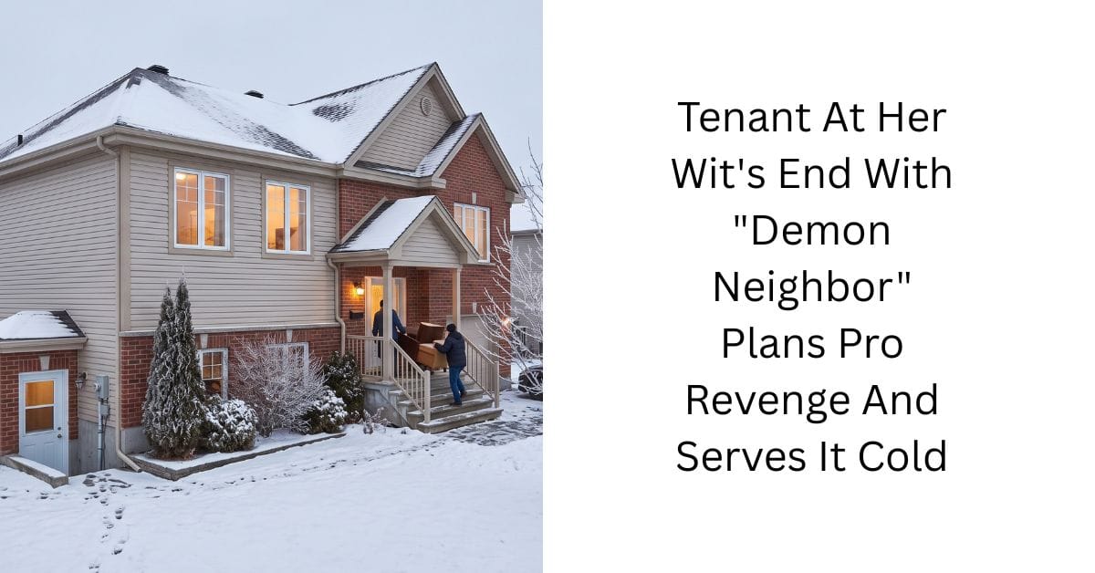 Tenant At Her Wit’s End With “Demon Neighbor” Plans Pro Revenge And Serves It Cold