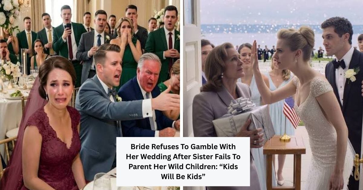 Bride Refuses To Gamble With Her Wedding After Sister Fails To Parent Her Wild Children: “Kids Will Be Kids”