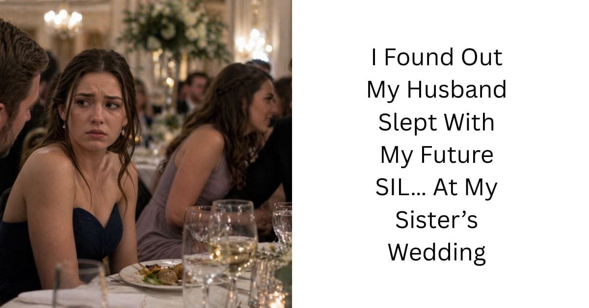 I Found Out My Husband Slept With My Future SIL… At My Sister’s Wedding