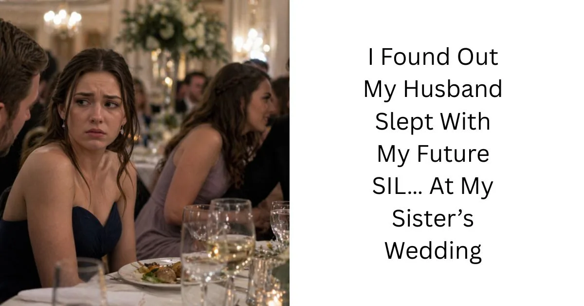 I Found Out My Husband Slept With My Future SIL… At My Sister’s Wedding