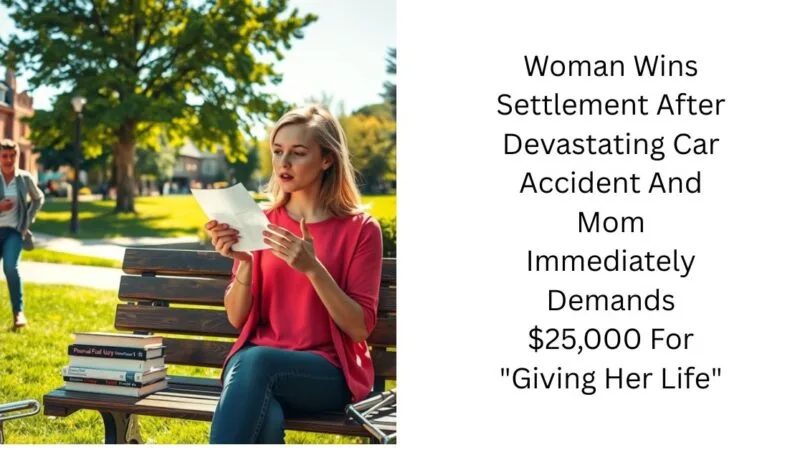Woman Wins Settlement After Devastating Car Accident And Mom Immediately Demands $25,000 For “Giving Her Life”
