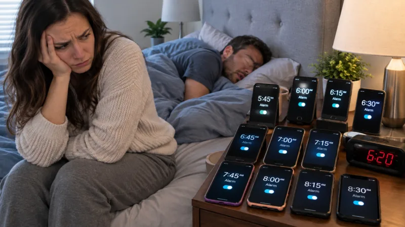 Redditor Fed Up With Husband Setting 12 Different Alarms To Wake Himself Up Each Morning