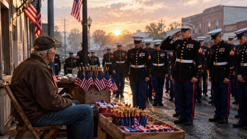 The Elm Street Corner Where My Son’s Memory Brought Forty Marines to Our Town at Dawn