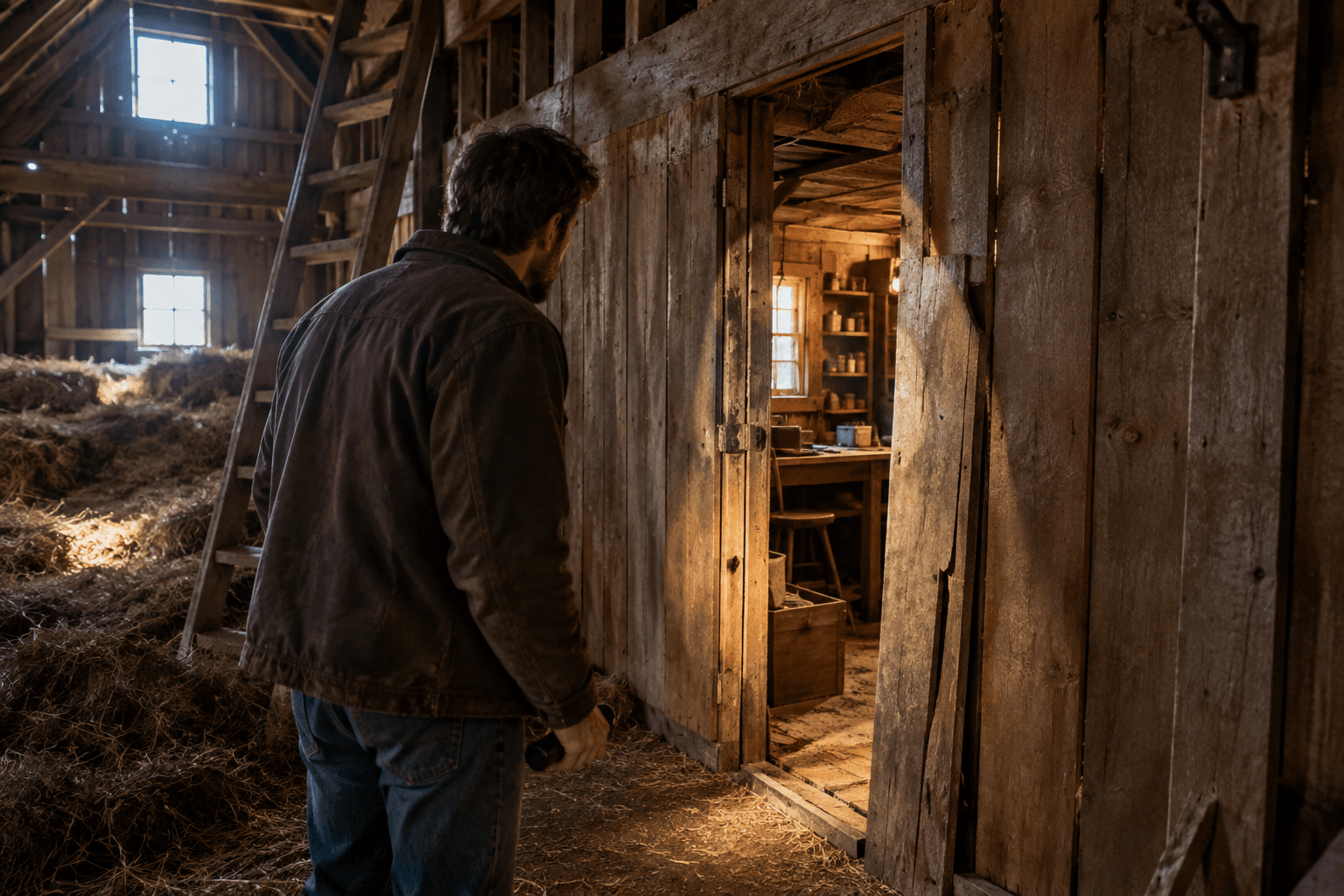 The Secret Room Behind Our Hayloft Wall Revealed a Side of My Late Father I Never Knew