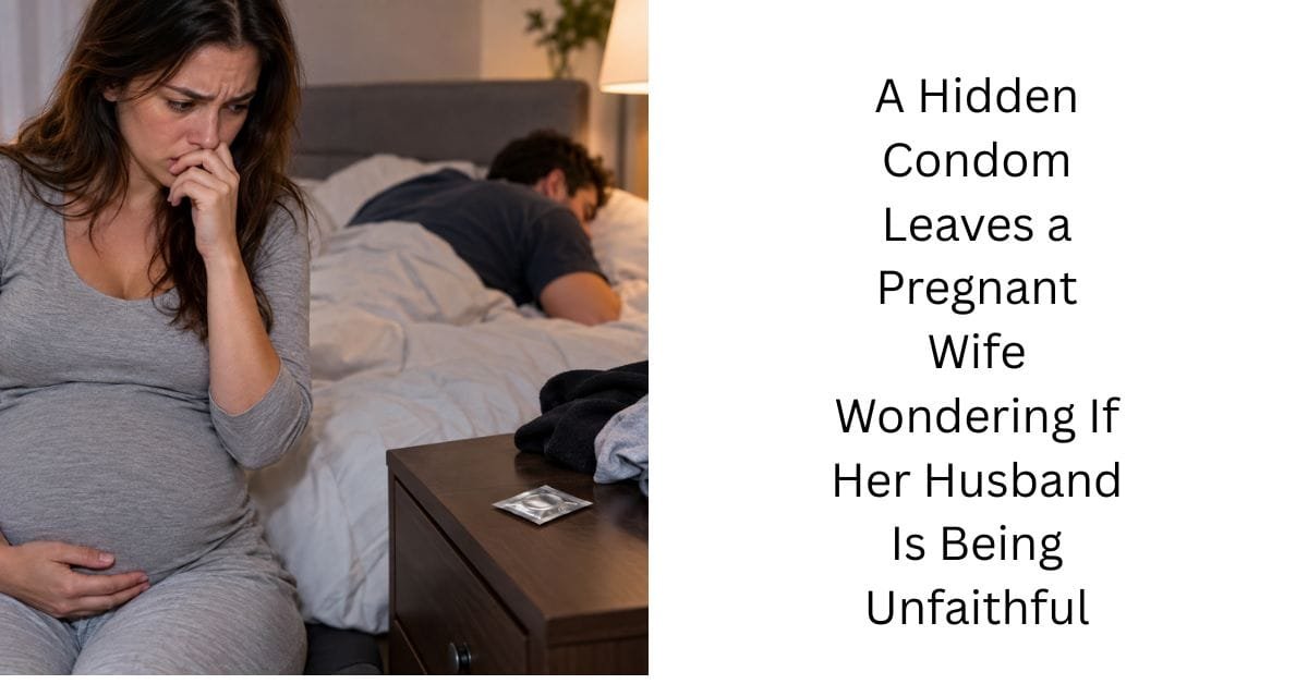 A Hidden Condom Leaves a Pregnant Wife Wondering If Her Husband Is Being Unfaithful