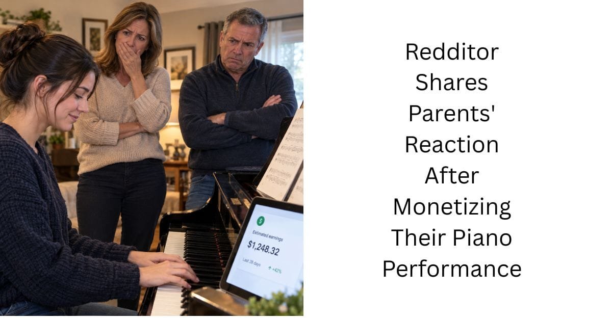 Redditor Shares Parents’ Reaction After Monetizing Their Piano Performance