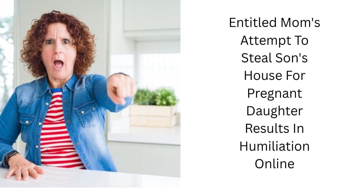 Entitled Mom’s Attempt To Steal Son’s House For Pregnant Daughter Results In Humiliation Online