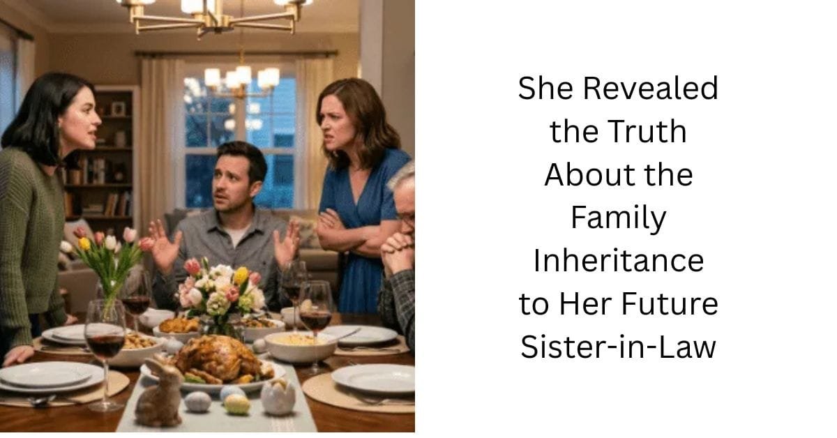 She Revealed the Truth About the Family Inheritance to Her Future Sister-in-Law