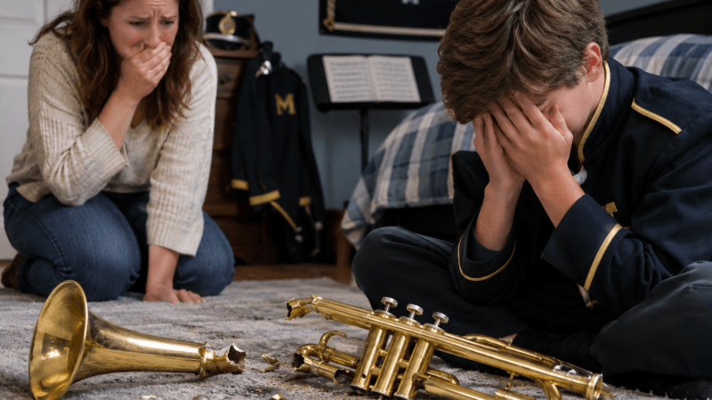 I Broke My Son Malcolm’s $1,850 Trumpet in 2008—He Had Chosen Band Over Football.