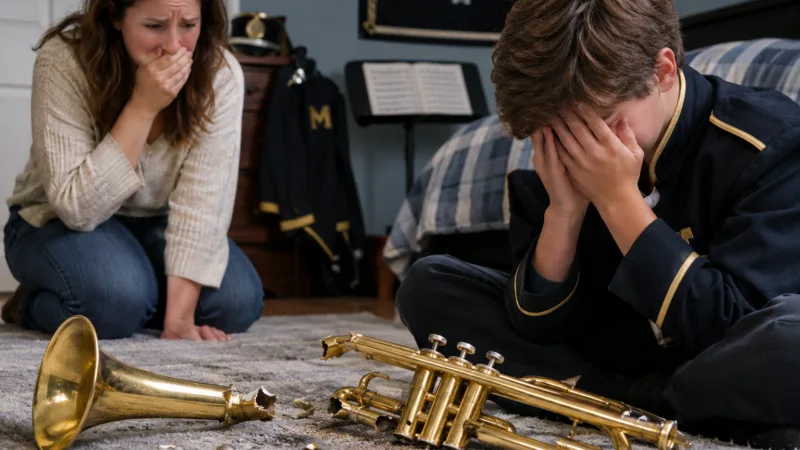 I Broke My Son Malcolm’s $1,850 Trumpet in 2008—He Had Chosen Band Over Football.