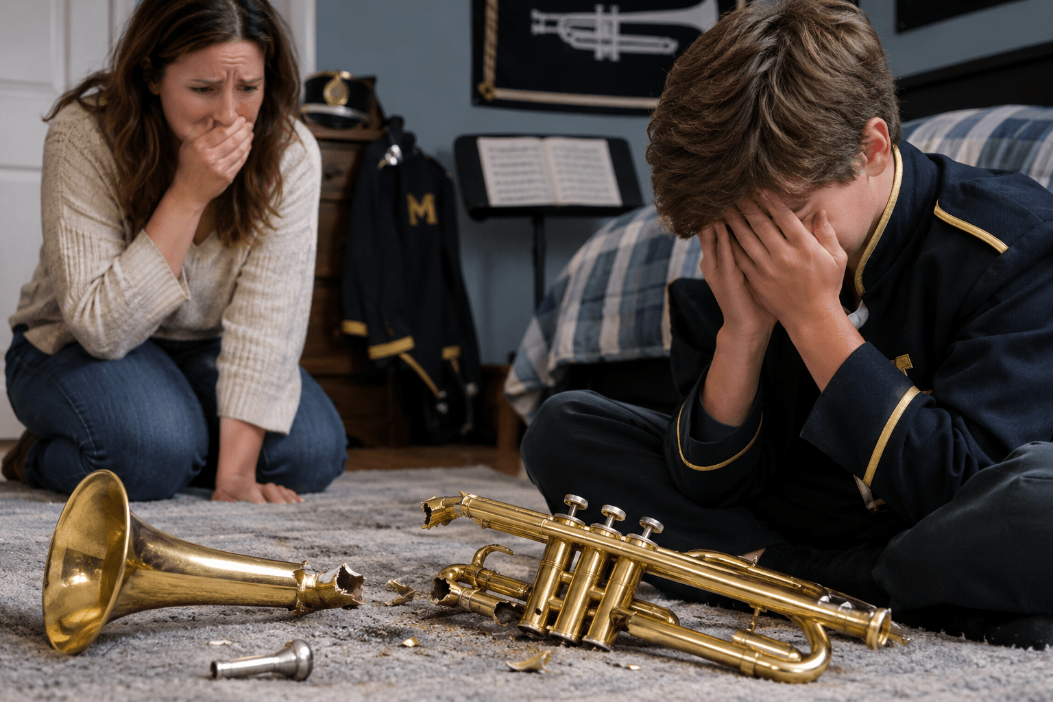 I Broke My Son Malcolm’s $1,850 Trumpet in 2008—He Had Chosen Band Over Football.