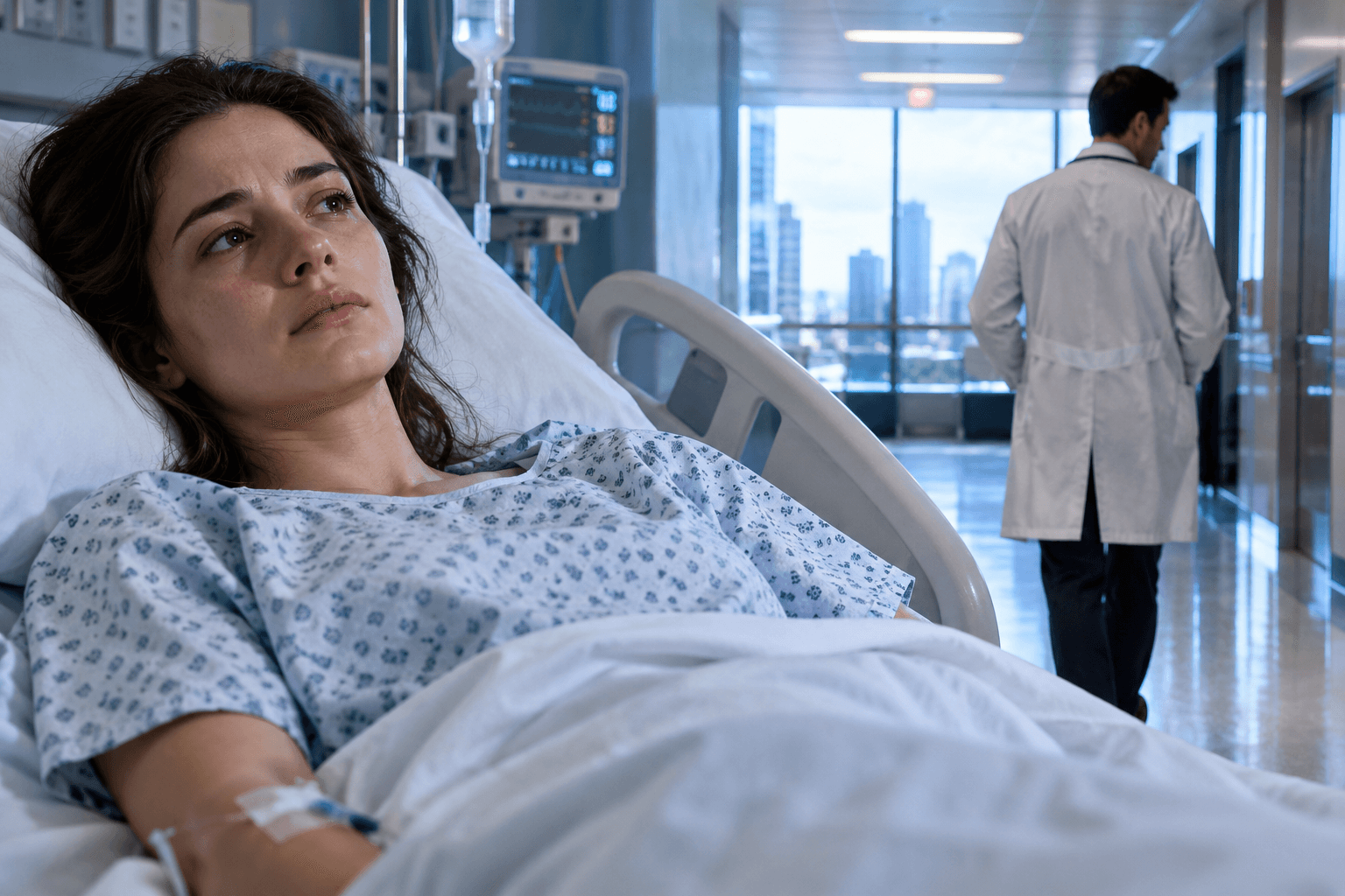 My husband worked as a doctor in the same hospital where I spent an entire month fighting to survive—and he never came to see me. Not once.