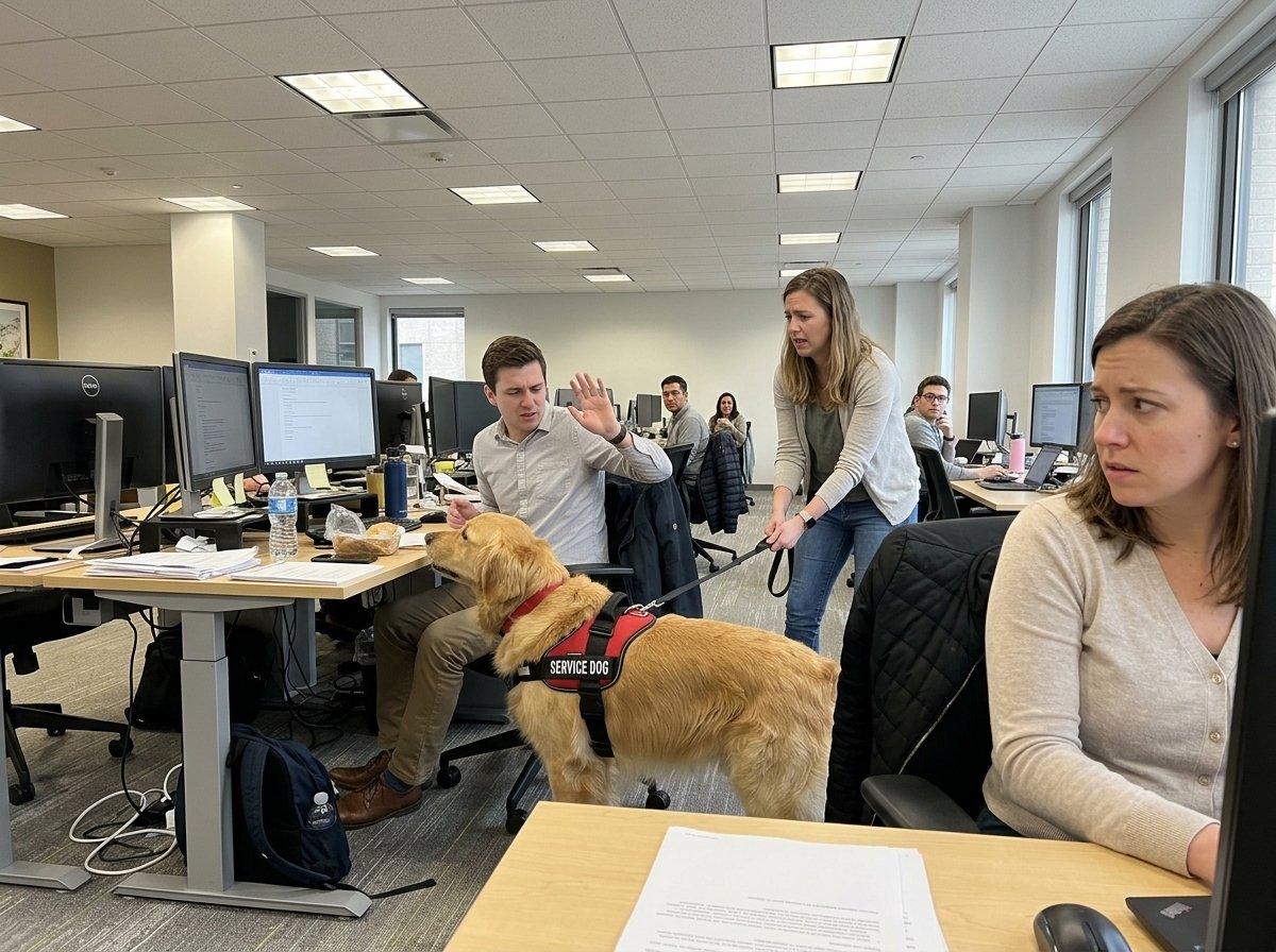 WIBTAH for Telling My Manager About Problems With a Coworker’s Service Dog?